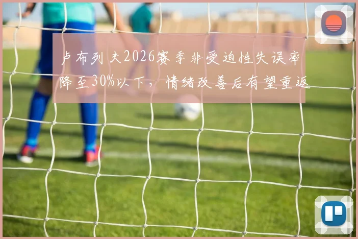卢布列夫2026赛季非受迫性失误率降至30%以下,情绪改善后有望重返世界前十